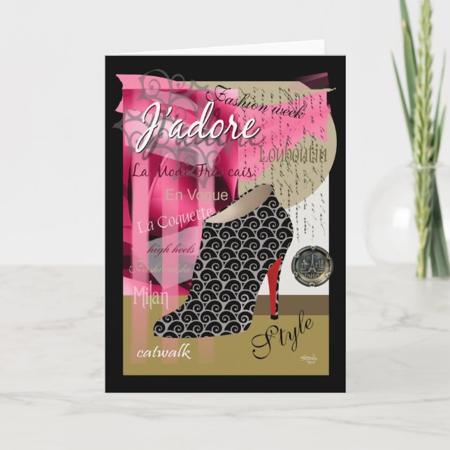 Cartão Placa Haute Couture (Frente)