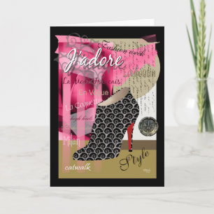 Cartão Placa Haute Couture