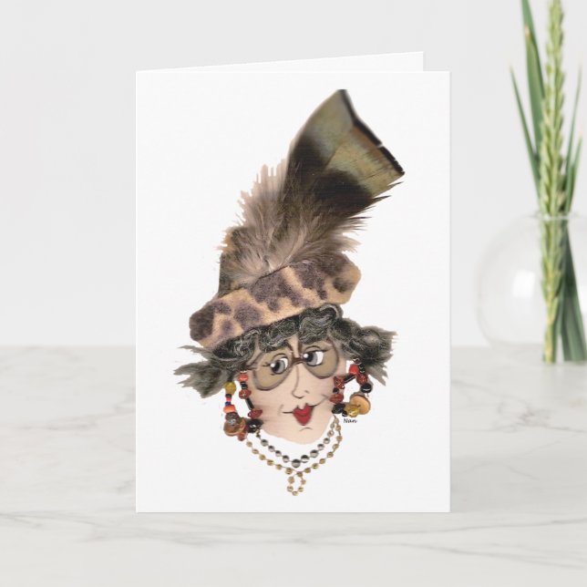 Cartão Placa humorística do dia de as mães (Frente)