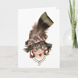 Cartão Placa humorística do dia de as mães