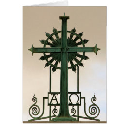 Cartão Placa IHS Alpha Omega