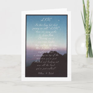 Cartão Placa Inspiron "Life"