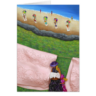 Cartão Placa Linen Rosa
