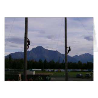 Cartão Placa Lumberjacks