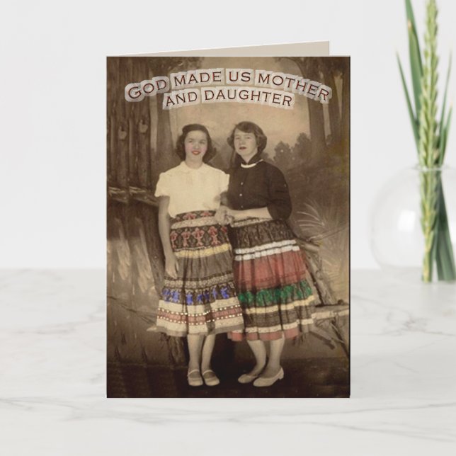 Cartão Placa Mãe Filha (Frente)