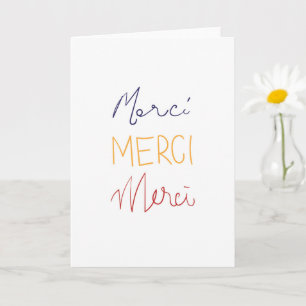 Cartão Placa Merci