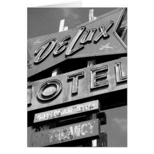 Cartão Placa Motel Delux