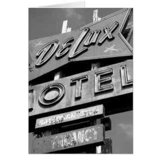 Cartão Placa Motel Delux