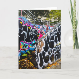 Cartão Placa nº 1 da coleção de grafites