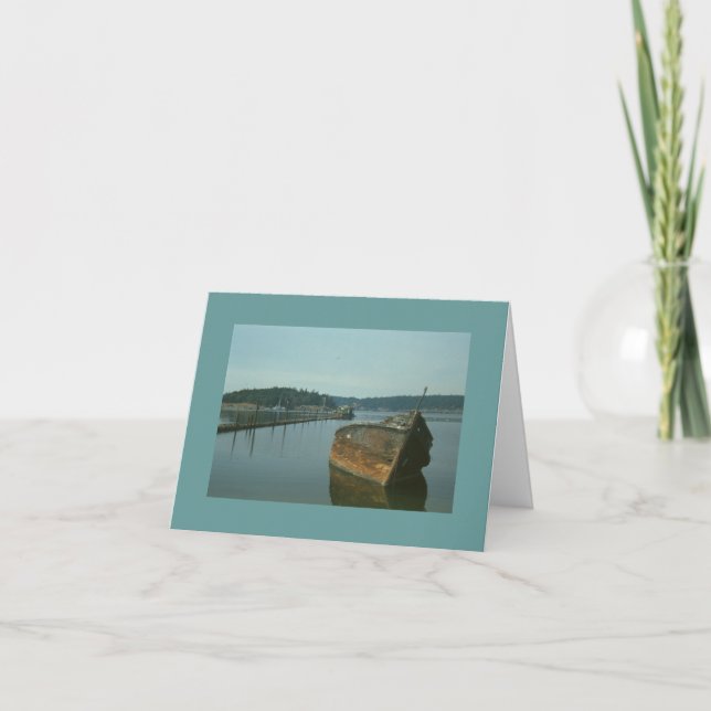 Cartão Placa - Nota - Engraçado removido do casco no comp (Frente)