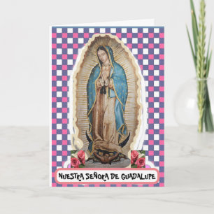Cartão Placa NUESTRA SEÑORA DE GUADALUPE