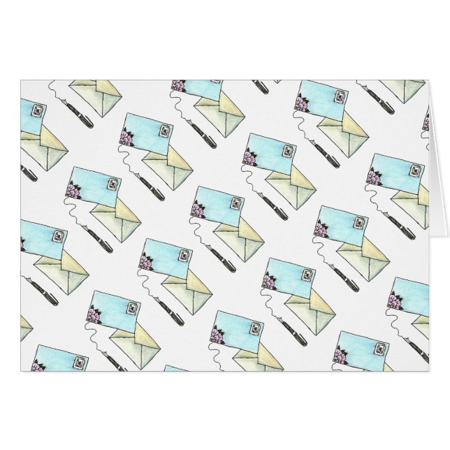 Cartão Placa Pal de caneta (Frente Horizontal)