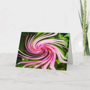 Cartão Placa para cima com torção