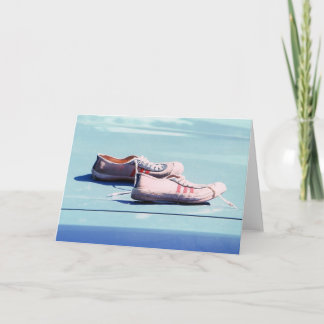 Cartão Placa para tênis