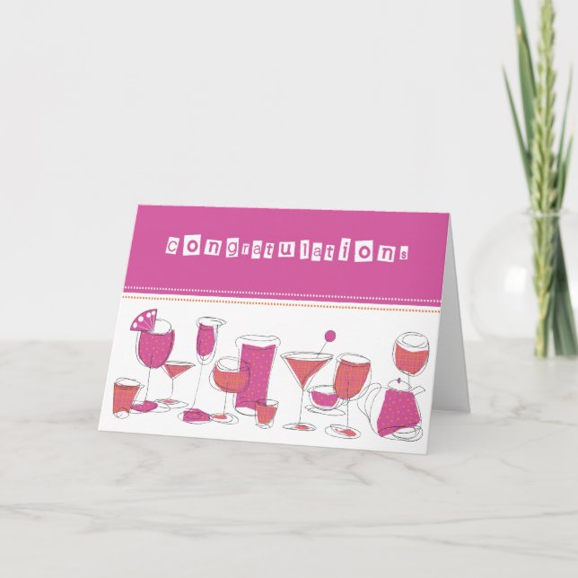 Cartão placa parabéns (Frente)