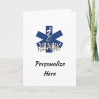 Placa Paramedic Ative Star of Life