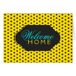 Cartão Placa Personalizada Home de Boas-vindas para Super