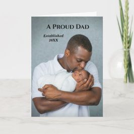 Cartão Placa Personalizar Foto de Nascimento do Novo Bebê