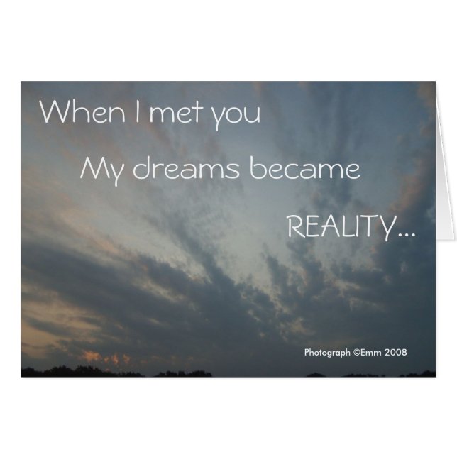 Cartão Placa pesadela de realidade (Frente Horizontal)