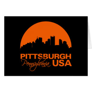 Cartão Placa PITTSBURGH - personalizar