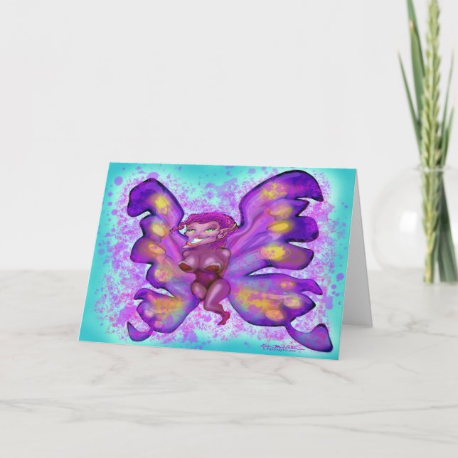 Cartão Placa Pixie (Frente)