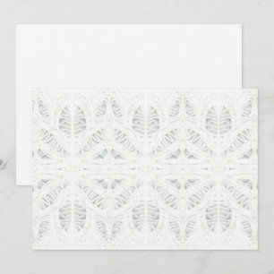 Cartão Placa plana BATTENBURG LACE 5x7 / Horizontal