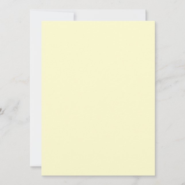 Cartão Placa plana de creme vibrante para notas ou saudaç (Frente)