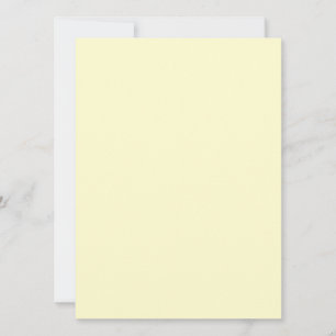 Cartão Placa plana de creme vibrante para notas ou saudaç