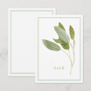 Cartão Placa plana FRESH SAGE 3.5x5