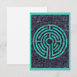 Cartão Placa plana II LABYRINTH III 3,5x5
