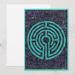 Cartão Placa plana II LABYRINTH III 5x7