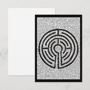 Cartão Placa plana II LABYRINTH VII 3,5x5