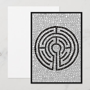 Cartão Placa plana II LABYRINTH VII 4.5x6.25