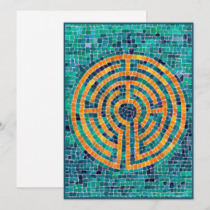 Cartão Placa plana LABYRINTH II 5.5x7.5