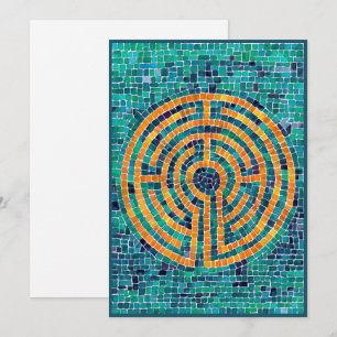 Cartão Placa plana LABYRINTH II 5x7