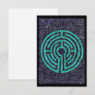 Cartão Placa plana LABYRINTH III 3,5x5