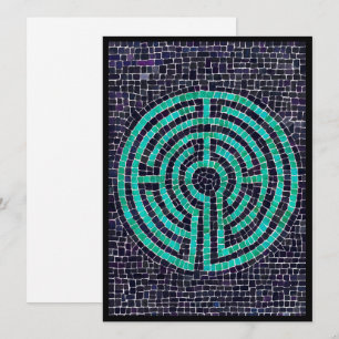 Cartão Placa plana LABYRINTH III 5.5x7.5