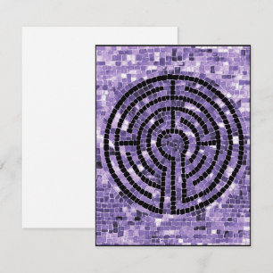 Cartão Placa plana LABYRINTH VI 4.25x5.5