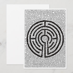 Cartão Placa plana LABYRINTH VII 5x7