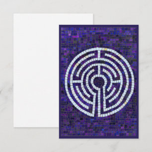 Cartão Placa plana LABYRINTH VIII 3,5x5