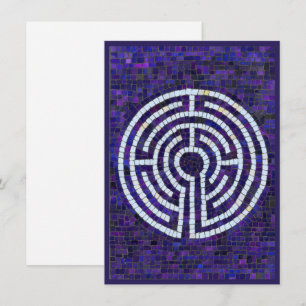 Cartão Placa plana LABYRINTH VIII 4.5x6.25