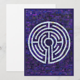 Cartão Placa plana LABYRINTH VIII 5,5x7.5