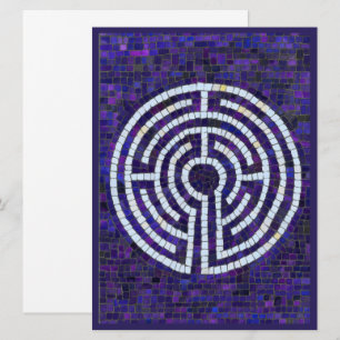 Cartão Placa plana LABYRINTH VIII 6,5x8,75