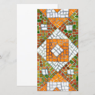 Cartão Placa plana MOSAIC 8x4 AUTUMN / Vertical