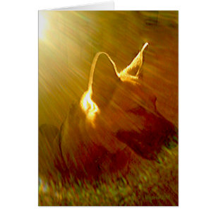 Cartão Placa Poem de German shepherd de Raio de Sol Simpa