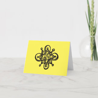 Cartão Placa Poem e Desenho de Bee Desconstruída Pequena