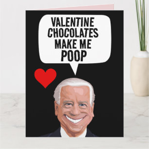 Cartão PLACA POOP BIDEN JOE JOE JOE dia de os namorados