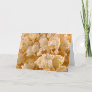 Cartão Placa Popcorn