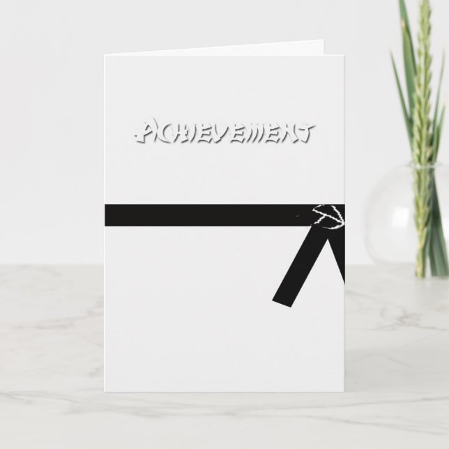 Cartão Placa preta do cinto (Frente)