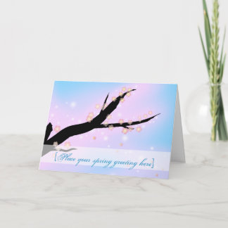 Cartão Placa - Primavera no ar